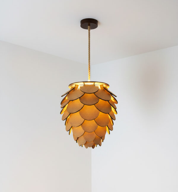 Wessign_pinecorn_hanglamp_karton_design Pinecorn